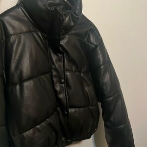 Black puffer Jacket